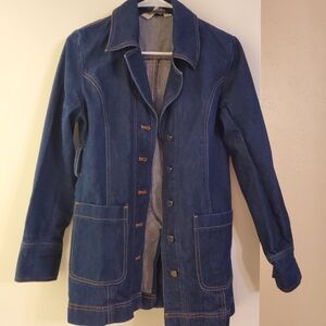 Denim Blue Women's Coat